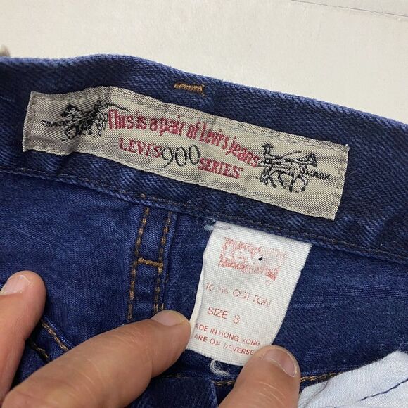 Levi's 900 Series Women Vintage 80's Redwing High Rise Dark Blue size 8 - Picture 5 of 16